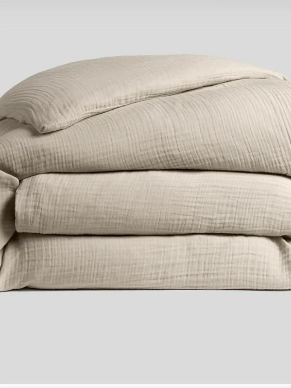 Parachute Organic Cloud Cotton Duvet Cover King/Cal King in Bone